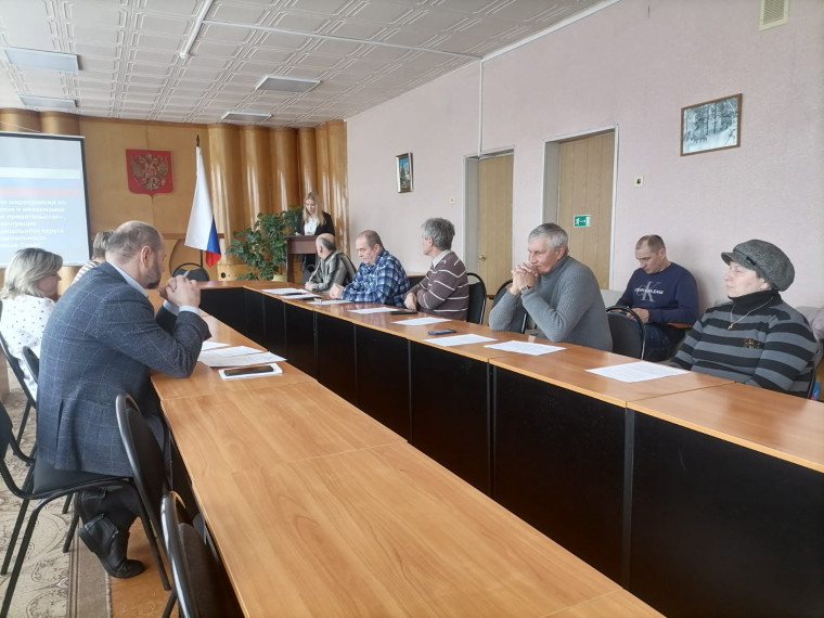 Заседание Общественного Совета при Администрации Марёвского муниципального округа.