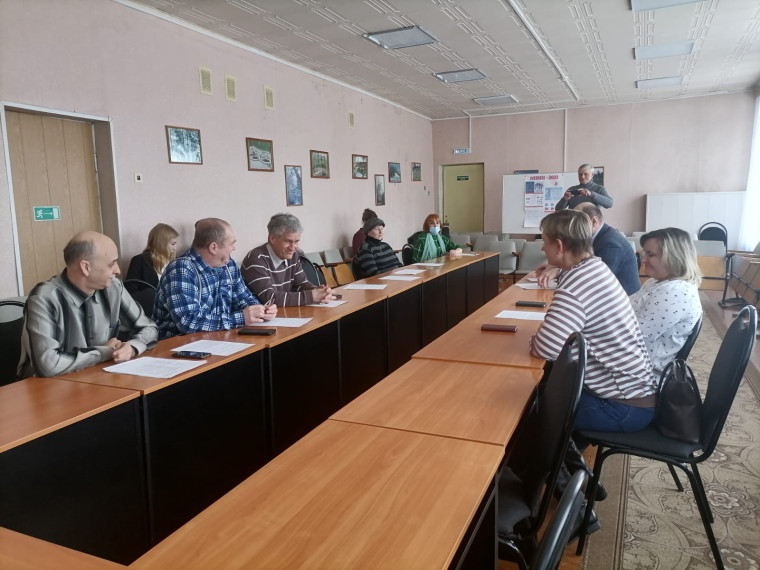 Заседание Общественного Совета при Администрации Марёвского муниципального округа.